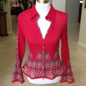 BRAND NEW CRINKLY FABRIC BLOUSE